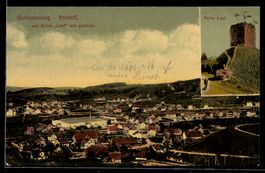 AK Schönenberg-Kradolf, Blick von der Ruine `Laast`
